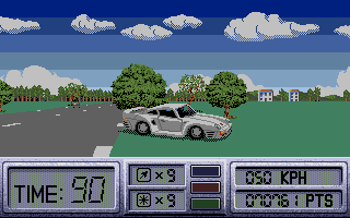 Out Run Europa atari screenshot