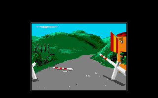 Out Run Europa atari screenshot