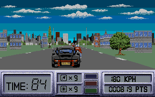 Out Run Europa atari screenshot
