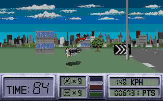 Out Run Europa atari screenshot