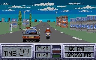 Out Run Europa atari screenshot