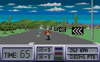 Out Run Europa atari screenshot