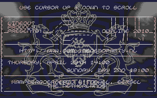 Outline 2010 Invit atari screenshot