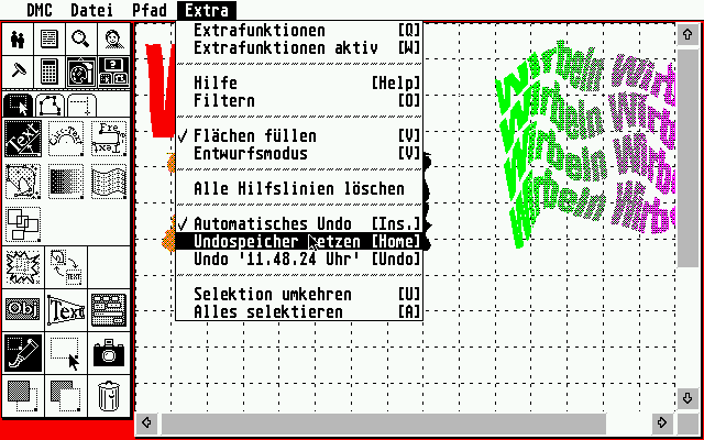 Outline Art atari screenshot