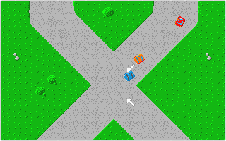 Overdrive atari screenshot