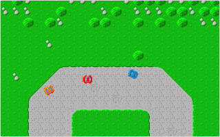 Overdrive atari screenshot