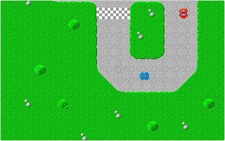 Overdrive atari screenshot