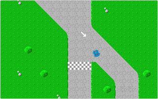 Overdrive atari screenshot