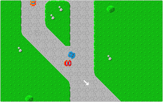 Overdrive atari screenshot