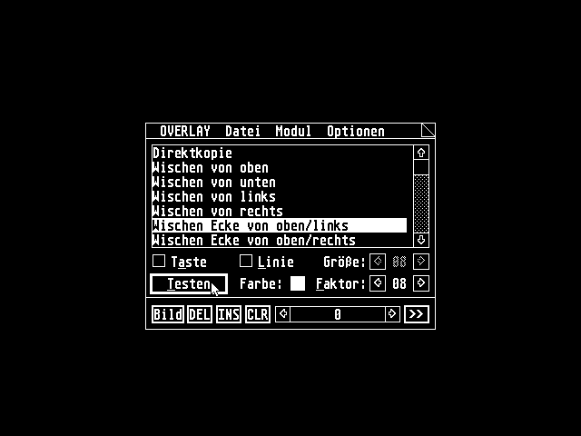 Overlay Title Generator atari screenshot