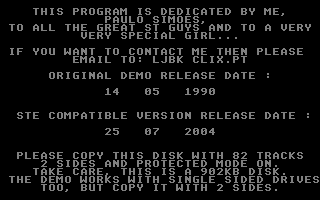 Overscan Demos -04 atari screenshot