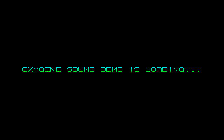 Oxygène Sound Demo atari screenshot