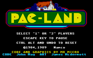Pac-Land atari screenshot