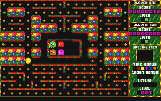 Pacman on E's atari screenshot