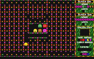 Pacman on E's atari screenshot