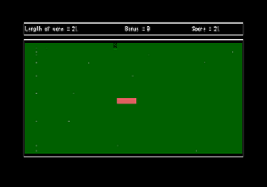 Pac worm atari screenshot