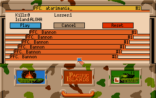 Pacific Islands atari screenshot