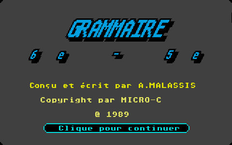 Pack Éducatif - 6 atari screenshot