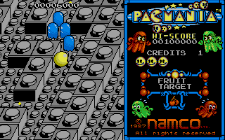 Pac-Mania atari screenshot