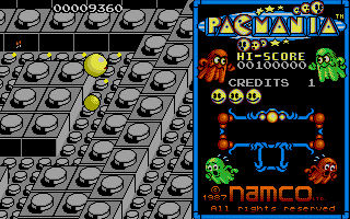 Pac-Mania atari screenshot