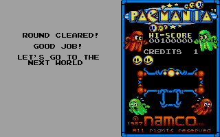 Pac-Mania atari screenshot