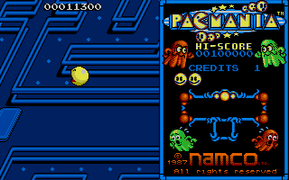 Pac-Mania atari screenshot