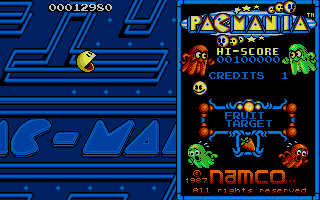 Pac-Mania atari screenshot