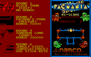 Pac-Mania atari screenshot