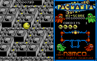 Pac-Mania atari screenshot