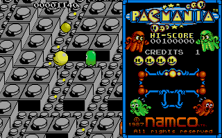Pac-Mania atari screenshot