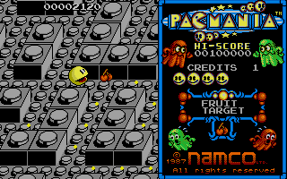 Pac-Mania atari screenshot