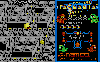 Pac-Mania atari screenshot