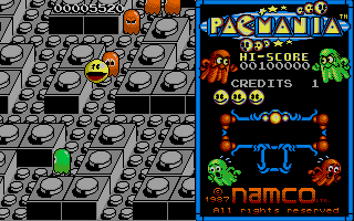 Pac-Mania atari screenshot