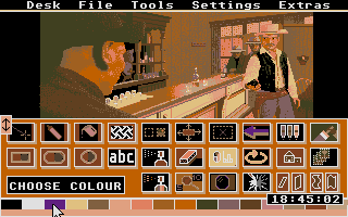 Paintpot atari screenshot