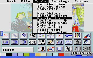 Paintpot atari screenshot