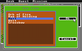 Paladin atari screenshot