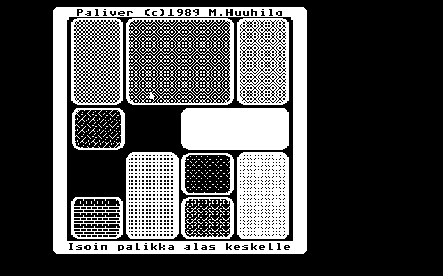 Paliver atari screenshot