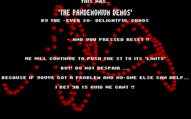 Pandemonium Demos (The) atari screenshot