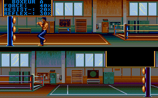 Panza Kick Boxing atari screenshot