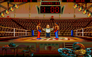 Panza Kick Boxing atari screenshot