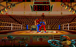 Panza Kick Boxing atari screenshot