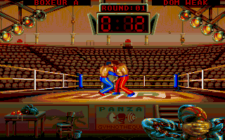 Panza Kick Boxing atari screenshot