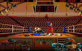 Panza Kick Boxing atari screenshot