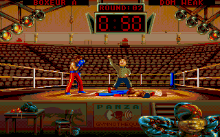 Panza Kick Boxing atari screenshot