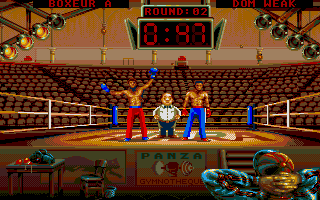 Panza Kick Boxing atari screenshot