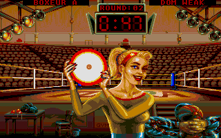 Panza Kick Boxing atari screenshot