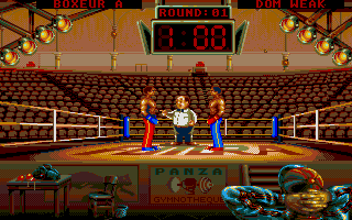 Panza Kick Boxing atari screenshot