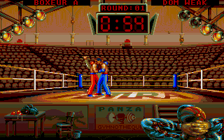 Panza Kick Boxing atari screenshot