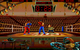 Panza Kick Boxing atari screenshot