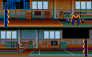 Panza Kick Boxing atari screenshot